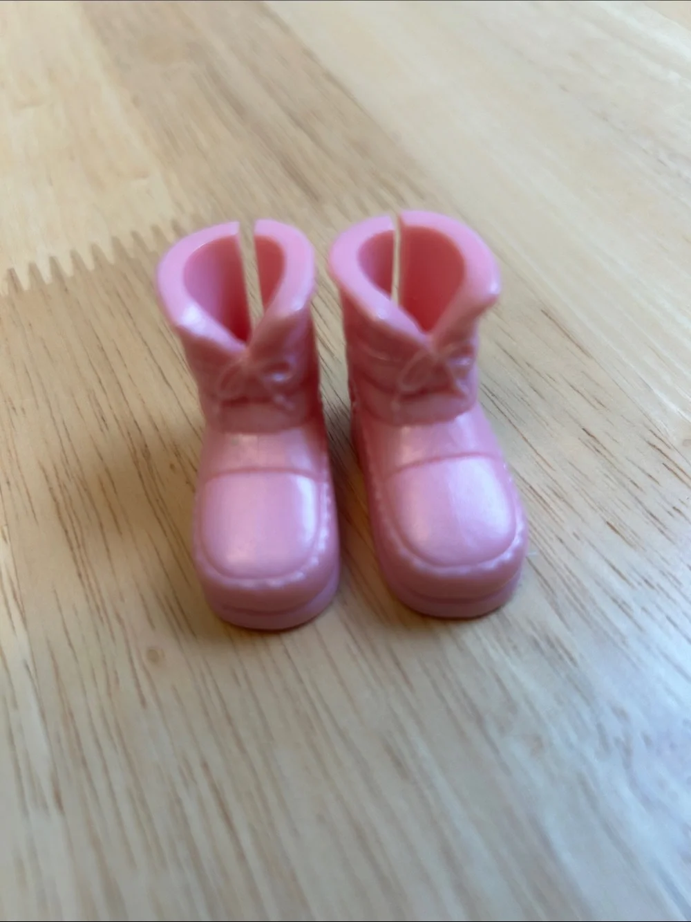 Bundle of Barbie Pink Snow Boots & Red Heels and My Scene Orange Snow Boots